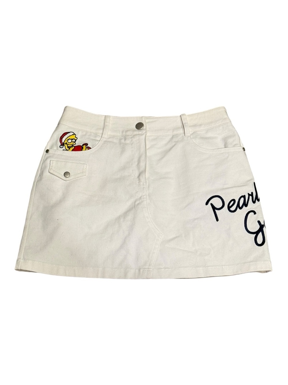 Pearly Gates Lisa Simpson White Golf Skirt Women’s Sz 1